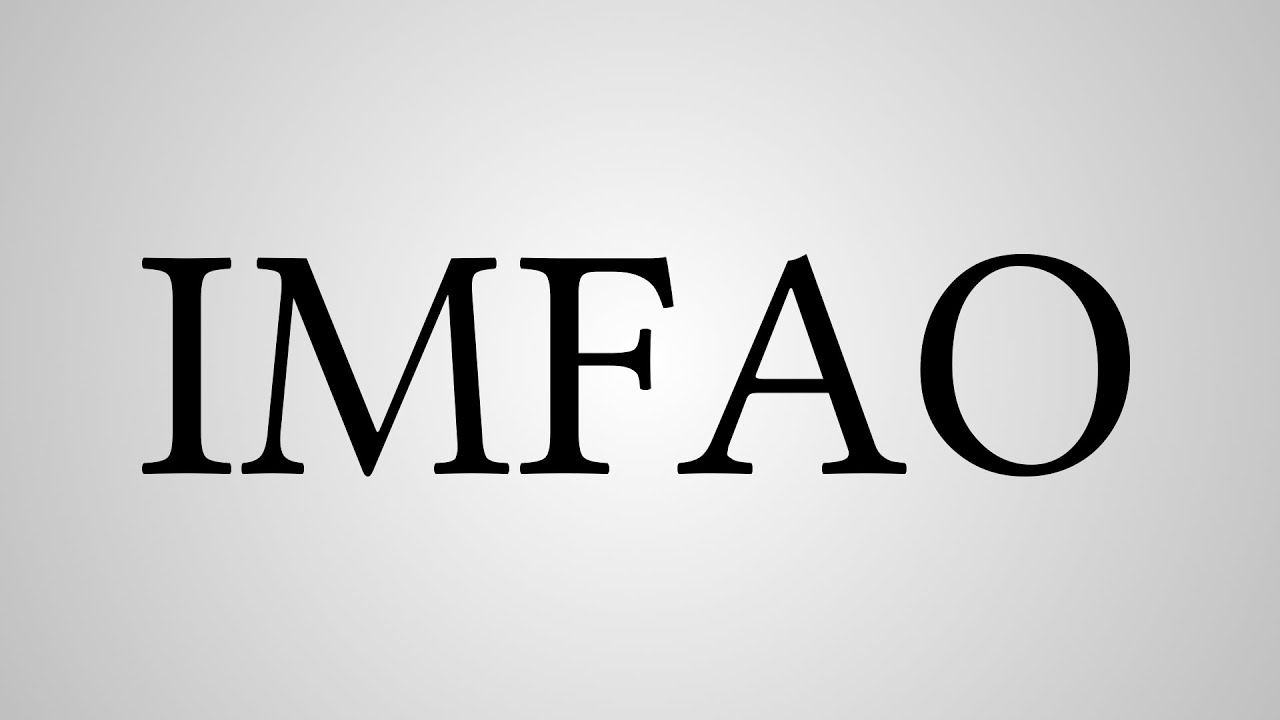imfao meaning in text
